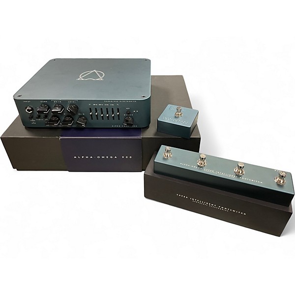 ベース DARKGLASS ALPHA OMEGA 900 HEAD Darkglass Alpha-Omega 900 900W Bass Amp Head Blue | Guitar