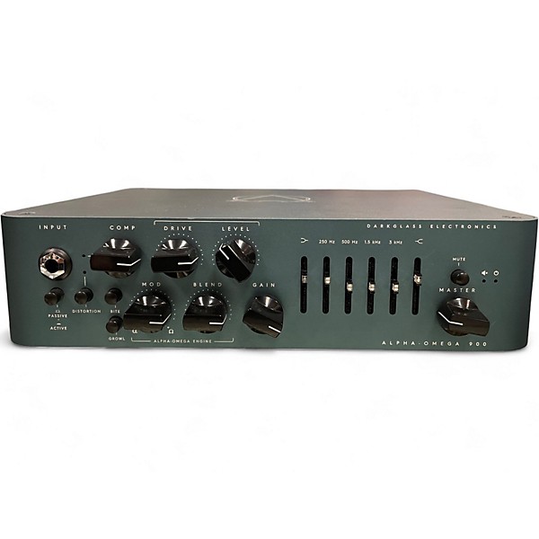 Used Darkglass Alpha Omega 900 900-Watt Bass Amp Head Bass