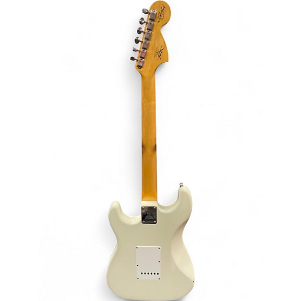 Used 2019 Fender Custom Shop Jimi Hendrix Voodoo Child Stratocaster NOS Olympic White Solid Body Electric Guitar