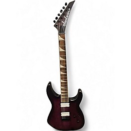 Used Jackson soloist HT Trans Purple Solid Body Electric Guitar