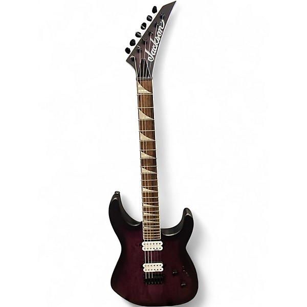 Used Jackson soloist HT Trans Purple Solid Body Electric Guitar