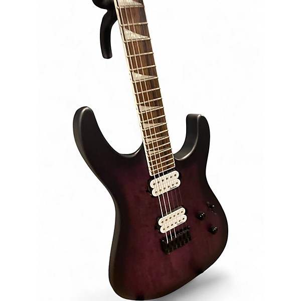 Used Jackson soloist HT Trans Purple Solid Body Electric Guitar