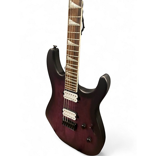 Used Jackson soloist HT Trans Purple Solid Body Electric Guitar