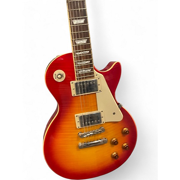 Used Epiphone Les Paul Standard Pro Cherry Sunburst Solid Body Electric Guitar