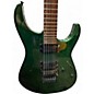 Used Fernandes REVOLVER Green Solid Body Electric Guitar