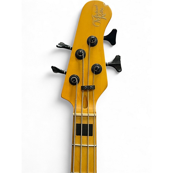 Used Michael Kelly Element 4 sunburst Electric Bass Guitar