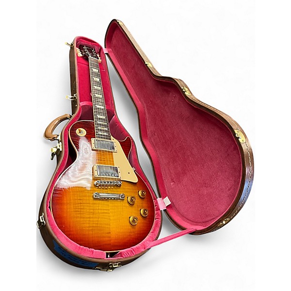 Used 2020 Gibson 1959 Reissue Murphy Aged Les Paul Factory Burst Solid Body Electric Guitar