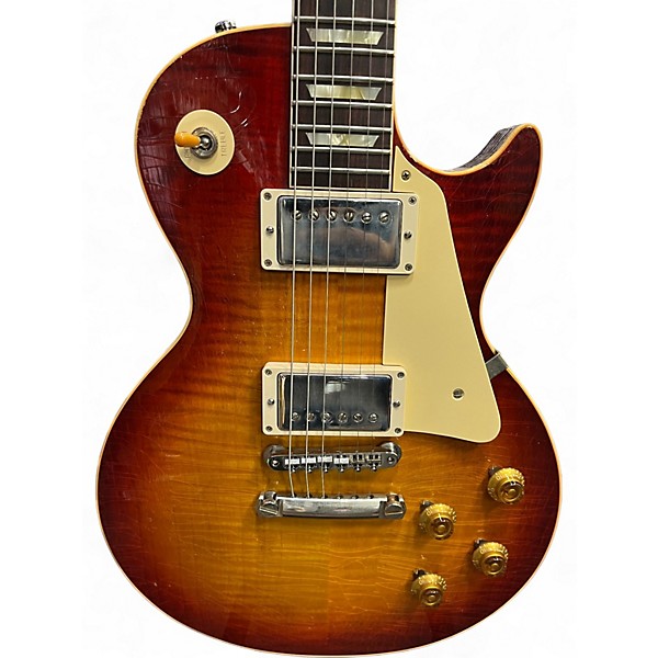 Used 2020 Gibson 1959 Reissue Murphy Aged Les Paul Factory Burst Solid Body Electric Guitar
