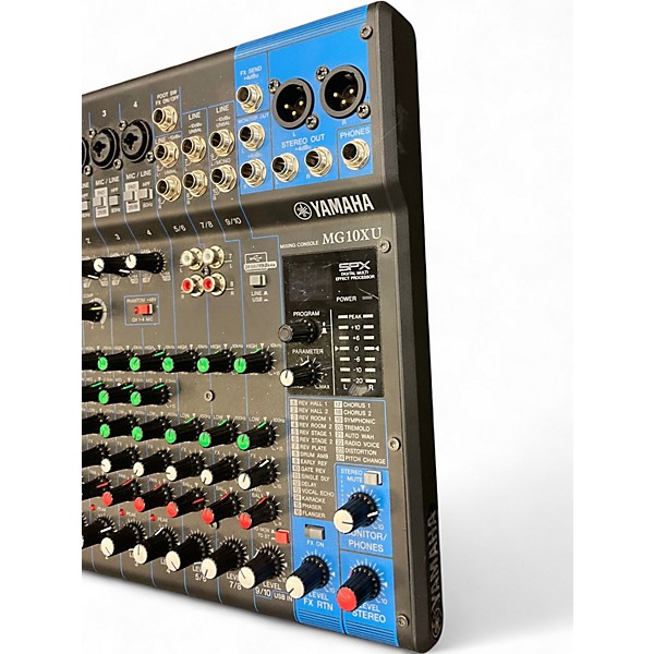 Used Yamaha MG10XU 10 Channel Mixer with Effects Unpowered