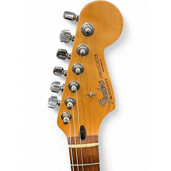 Used Fender Standard Stratocaster Black Solid Body Electric Guitar