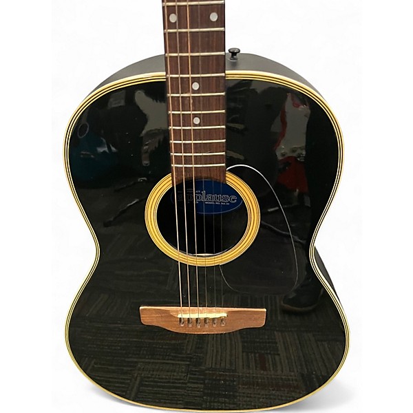 Used Applause AA34 Black Acoustic Guitar