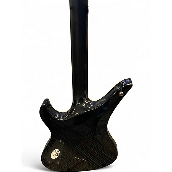 Used Schecter Guitar Research Blackjack Avenger Floyd Rose Black Solid Body Electric Guitar