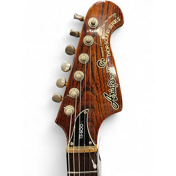 Vintage 1980s Aria Pro Ii TS600 Natural Solid Body Electric