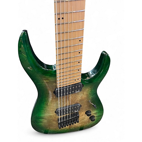Used Legator Ninja X Multi Scale 8 Green Solid Body Electric