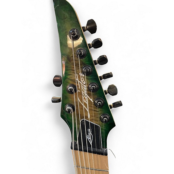ギター garagetele Used Legator Ninja X Multi Scale 8 Green Solid Body Electric