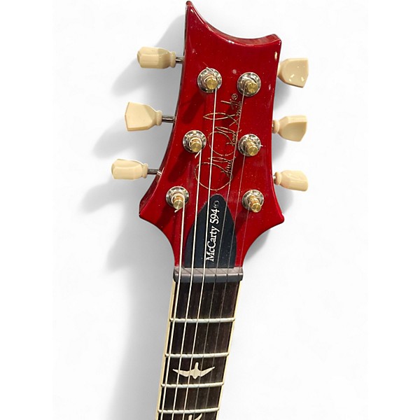 Used PRS McCarty 594 Red Solid Body Electric Guitar