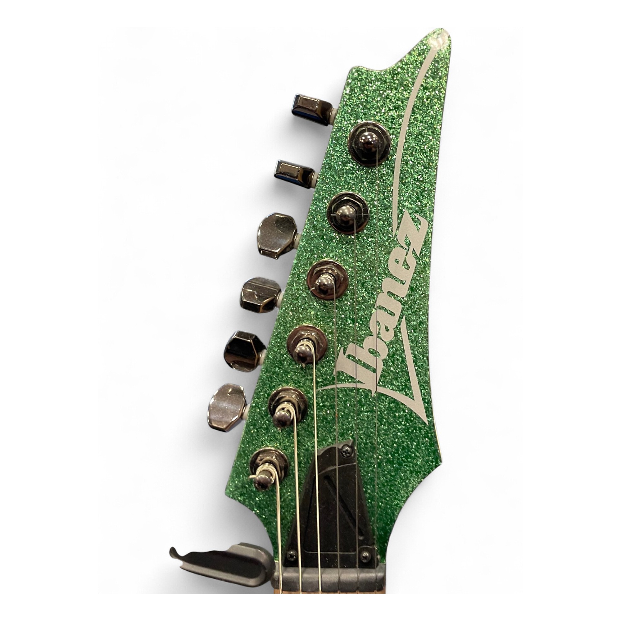 Used Ibanez RG421MSP Green Sparkle Solid Body Electric