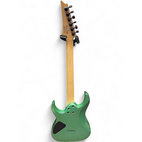 Used Ibanez RG421MSP Green Sparkle Solid Body Electric
