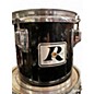 Used 1970s Rogers 6 Piece 1970S BIG R Black Drum Kit