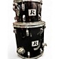 Used 1970s Rogers 6 Piece 1970S BIG R Black Drum Kit