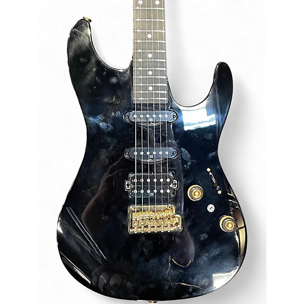 Used Ibanez AZ26P1 Black and Gold Solid Body Electric Guitar