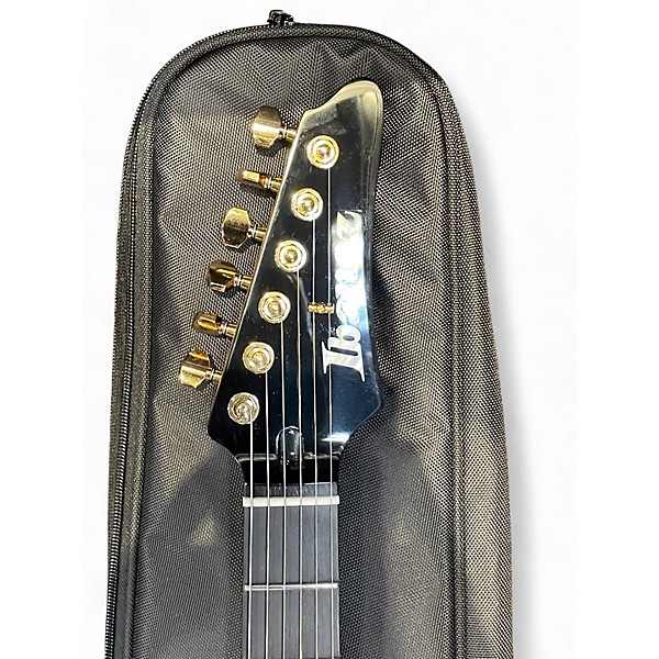 Used Ibanez AZ26P1 Black and Gold Solid Body Electric Guitar
