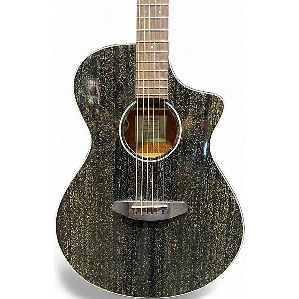 Used Breedlove Rainforest S Concert BG CE Black and Gold Acoustic Electric Guitar