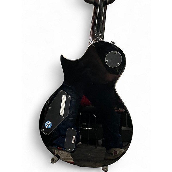 Used ESP LTD EC-1000T Quilted Maple Charcoal Burst Solid Body Electric Guitar