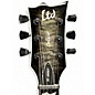Used ESP LTD EC-1000T Quilted Maple Charcoal Burst Solid Body Electric Guitar