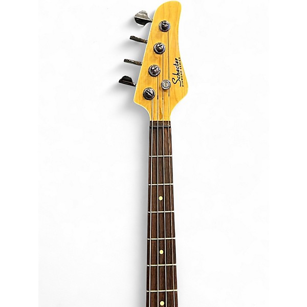 Used Schecter Guitar Research DIAMOND J Cream Electric Bass Guitar