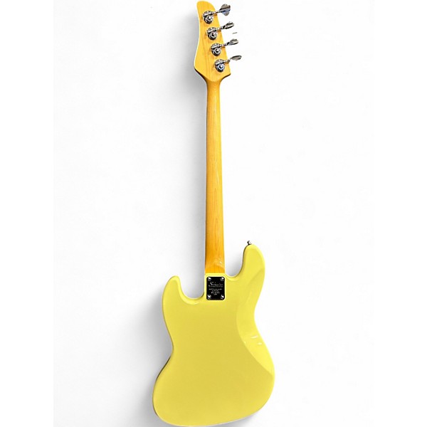 Used Schecter Guitar Research DIAMOND J Cream Electric Bass Guitar