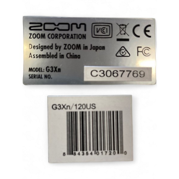 Used Zoom G3XN Effect Processor