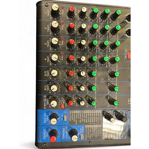 Used Yamaha MG10XU 10 Channel Mixer with Effects Unpowered Mixer