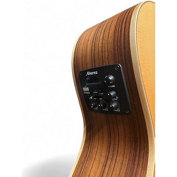 Used Alvarez MG75SCE Masterworks Auditorium Natural Acoustic Electric Guitar