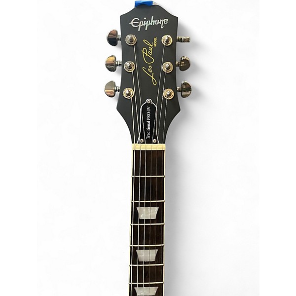 Used Epiphone Les Paul Standard Pro Trans Blue Solid Body Electric Guitar