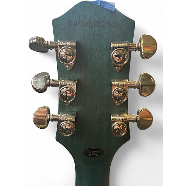 Used Epiphone Les Paul Standard Pro Trans Blue Solid Body Electric Guitar