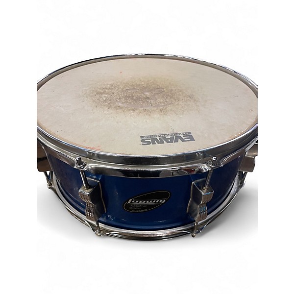Used Ludwig 5 Piece Accent CS BLUE Drum Kit