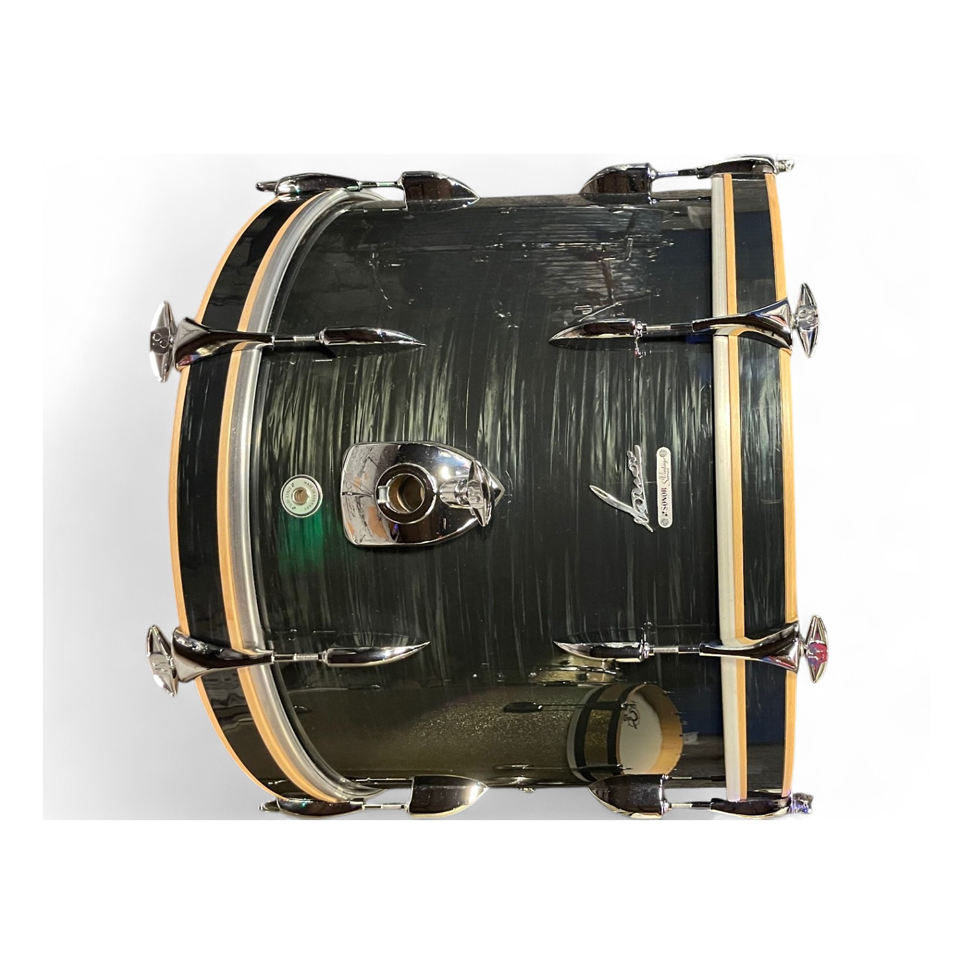 Used SONOR 4 Piece VINTAGE SERIES BLACK SLATE Drum Kit BLACK SLATE