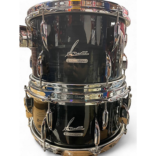 Used SONOR 4 Piece VINTAGE SERIES BLACK SLATE Drum Kit