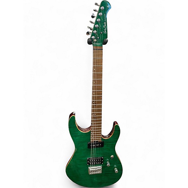 Used Harley Benton HP-42 TRANSPARENT TURQOISE Solid Body