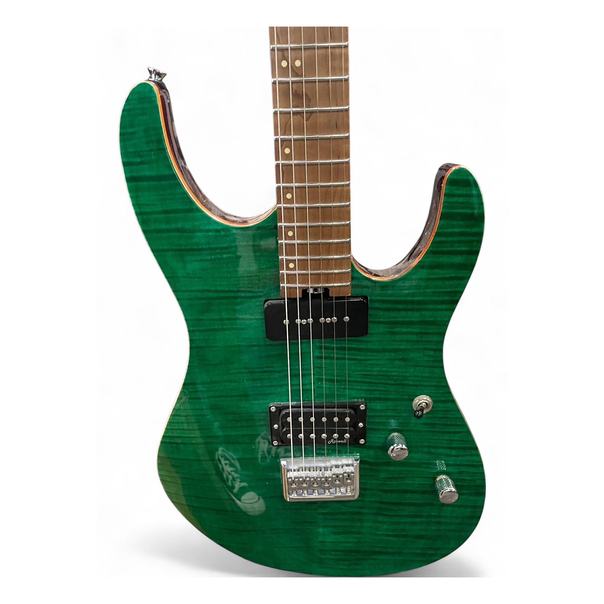 Used Harley Benton HP-42 TRANSPARENT TURQOISE Solid Body