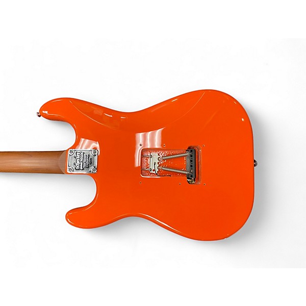 Used Schecter Guitar Research NICK JOHNSTON SSS Orange Solid Body Electric Guitar