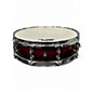 Used SPL 14in PICCOLO SNARE RED BLACK BURST Drum