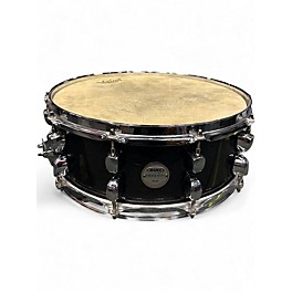 Used Mapex 14X8 Meridian Snare BLACK SPARKLE Drum