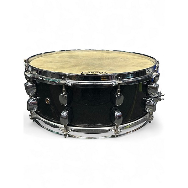 Used Mapex 14X8 Meridian Snare BLACK SPARKLE Drum