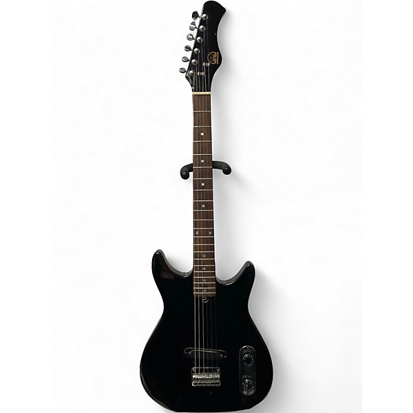 Used Hondo H60B Black Solid Body Electric Guitar