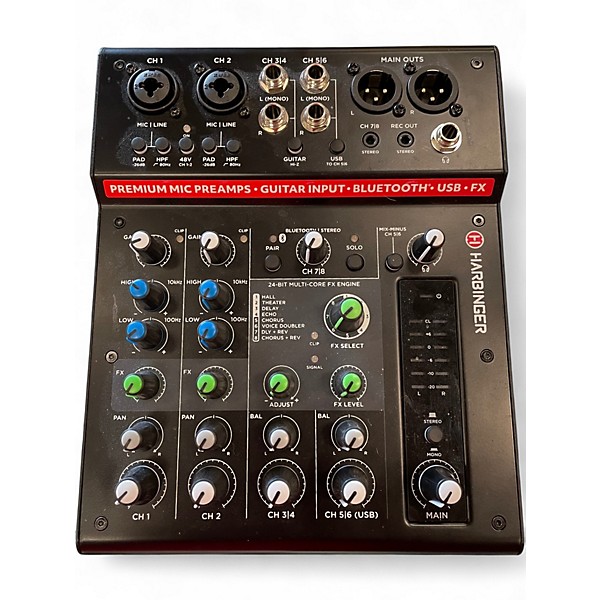 Used Harbinger LX8 Unpowered Mixer