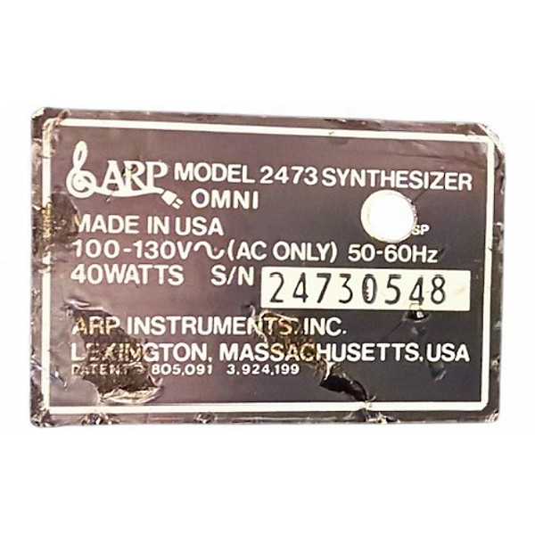 Vintage 1970s ARP OMNI 2 Synthesizer