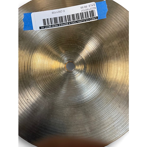 Used Zildjian 10in A SERIES NEW BEAT HI-HAT TOP Cymbal