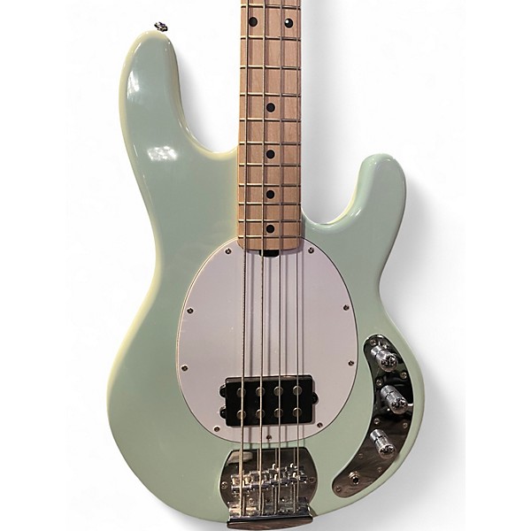 Used Sterling by Music Man Sub 4 Seafoam Green Electric Bass Guitar